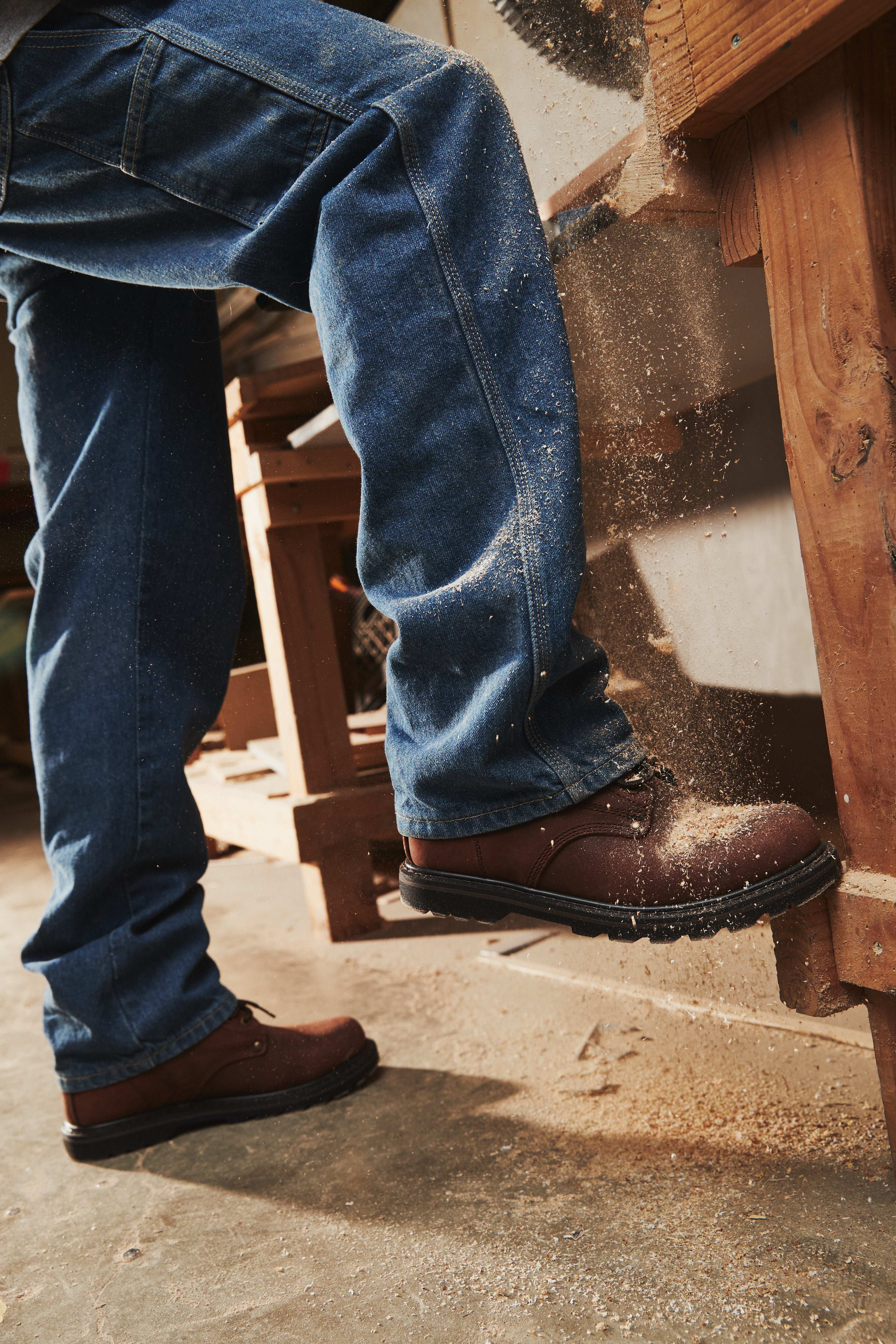 Ever Boots Corporation Tank S Men's Steel Toe Work Boots Dark Brown
